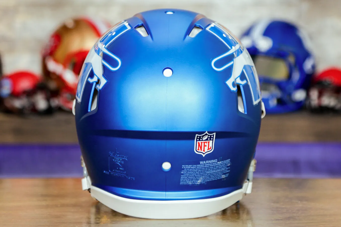 Detroit Lions Riddell Speed Authentic Helmet - Alternate