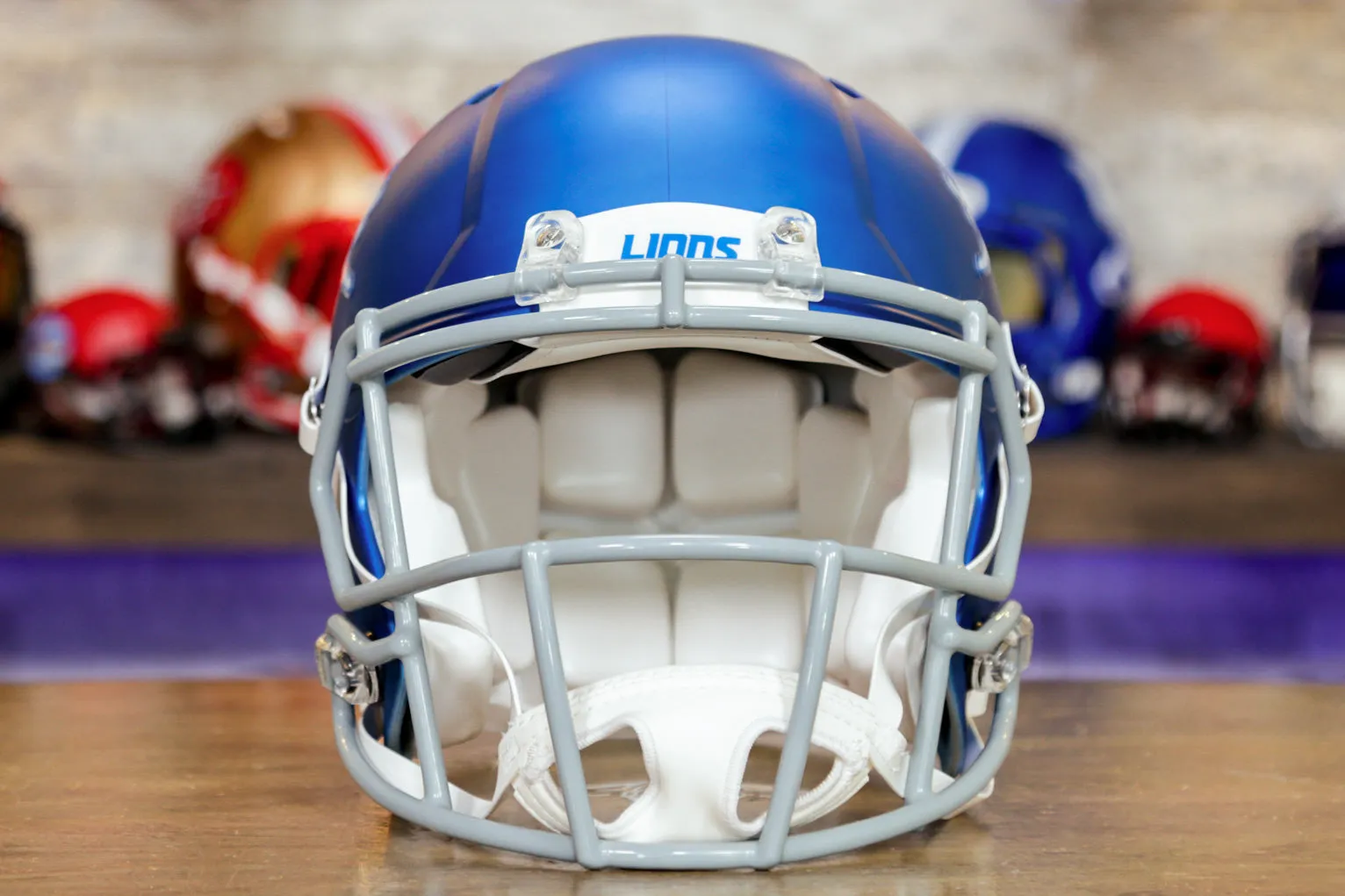 Detroit Lions Riddell Speed Authentic Helmet - Alternate
