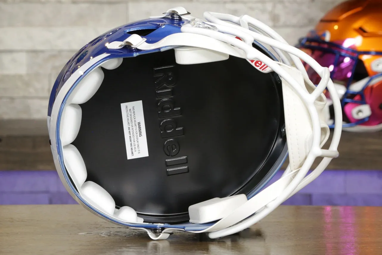 Duke Blue Devils Riddell Speed Display Helmet - Alternate #1