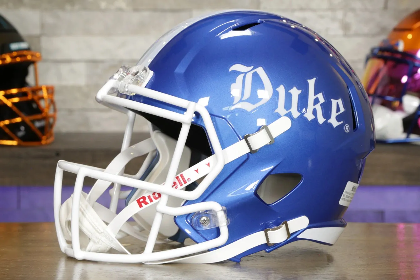 Duke Blue Devils Riddell Speed Display Helmet - Alternate #1