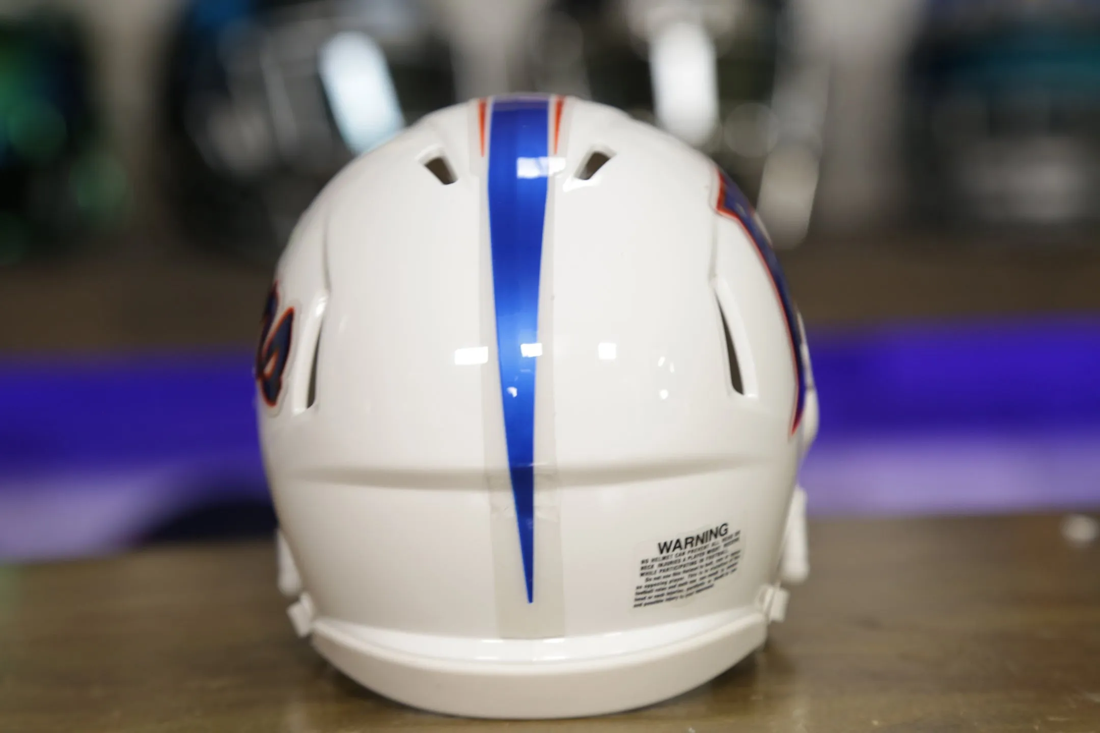 Florida Gators Riddell Speed Mini Helmet - White Alternate