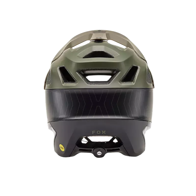 Fox Racing Dropframe Pro MTB Helmet - Runn - Olive Green
