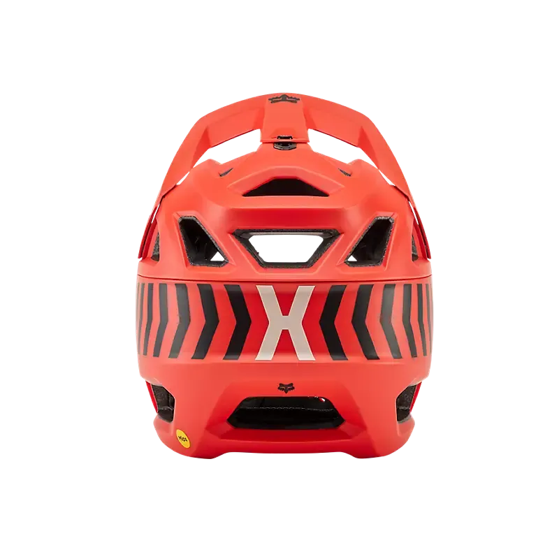 Fox Racing Proframe Full Face Helmet - Nace - Orange Flame