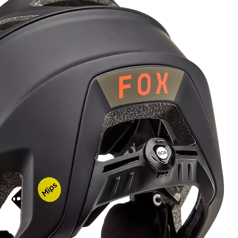 Fox Racing Proframe RS Full Face Helmet - NUF - Orange Flame