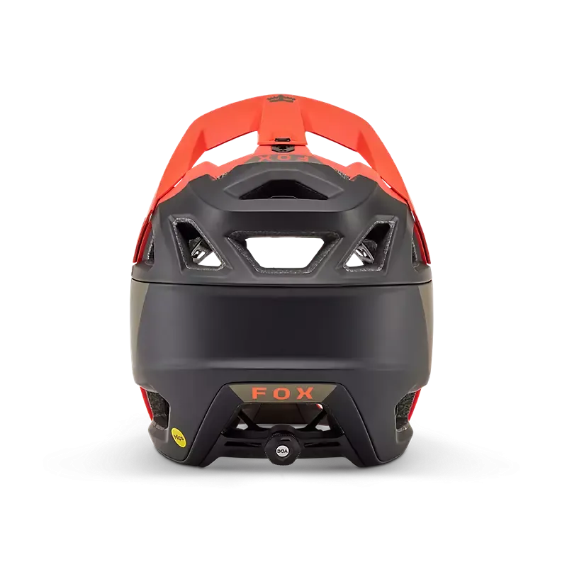 Fox Racing Proframe RS Full Face Helmet - NUF - Orange Flame