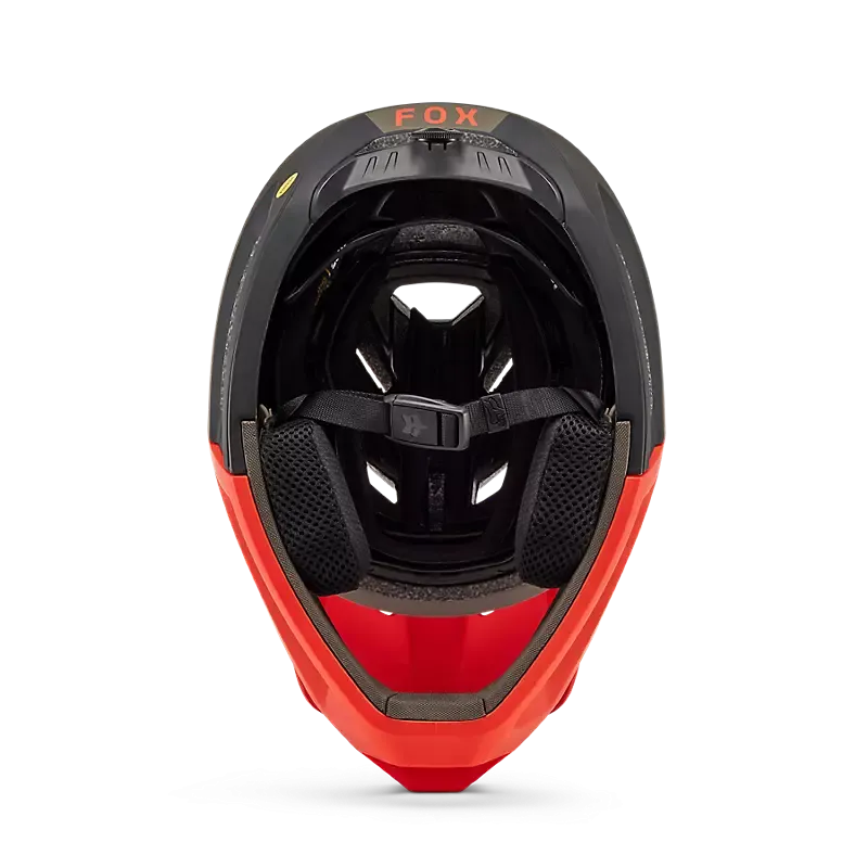 Fox Racing Proframe RS Full Face Helmet - NUF - Orange Flame