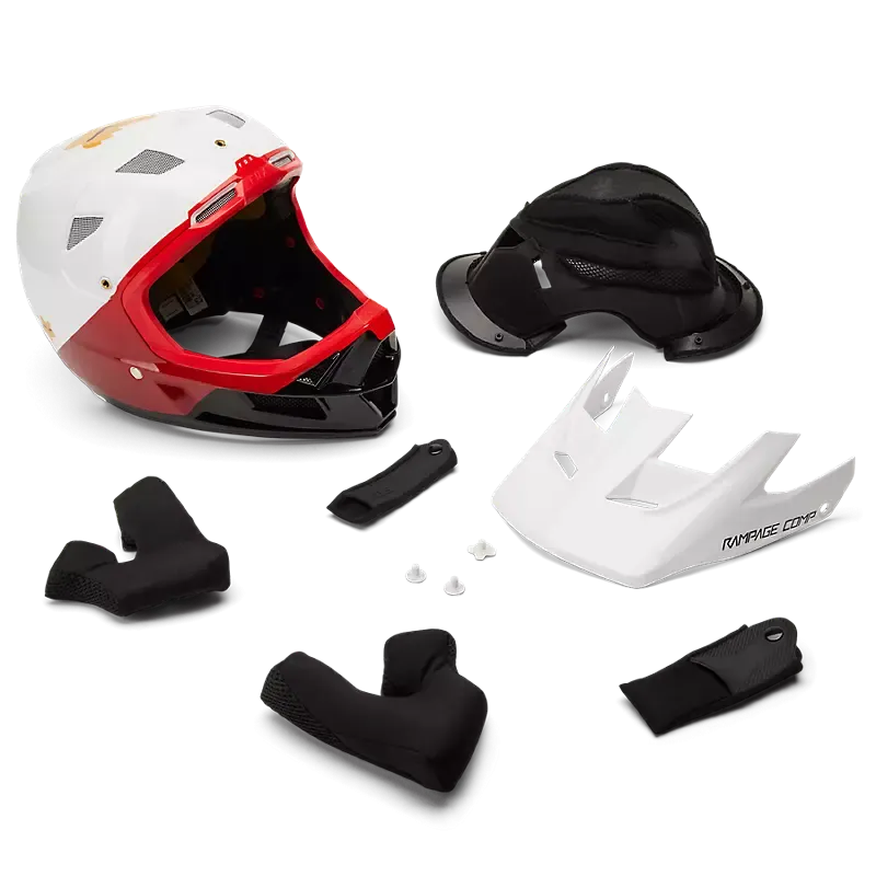 Fox Racing Rampage Comp Full Face Helmet - Baysik - CE/CPSC - Oat