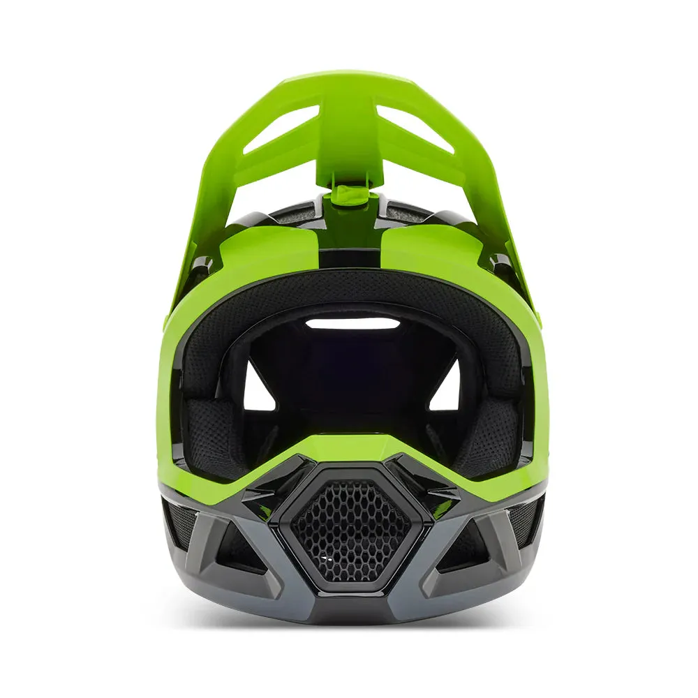Fox Racing Rampage Full Face Helmet - Barge - Youth - Flo Yellow