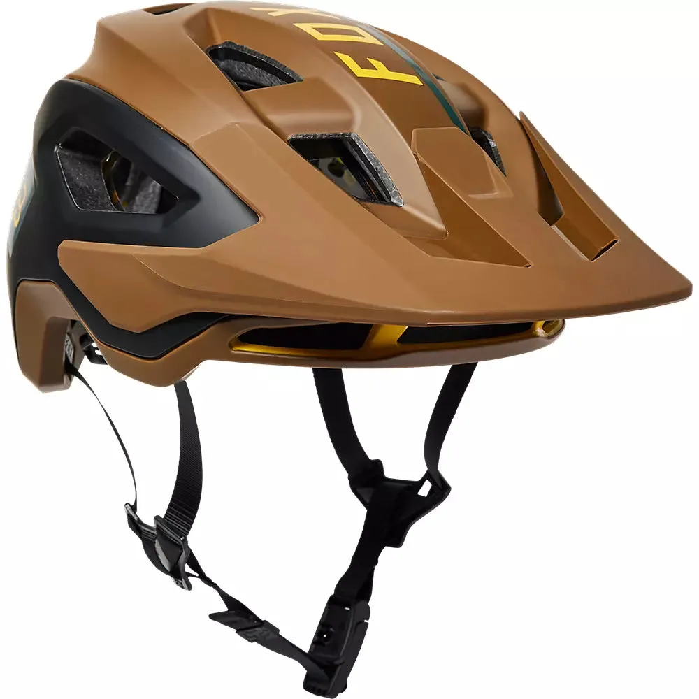 Fox Racing Speedframe Pro MTB Helmet - Blocked - Nutmeg