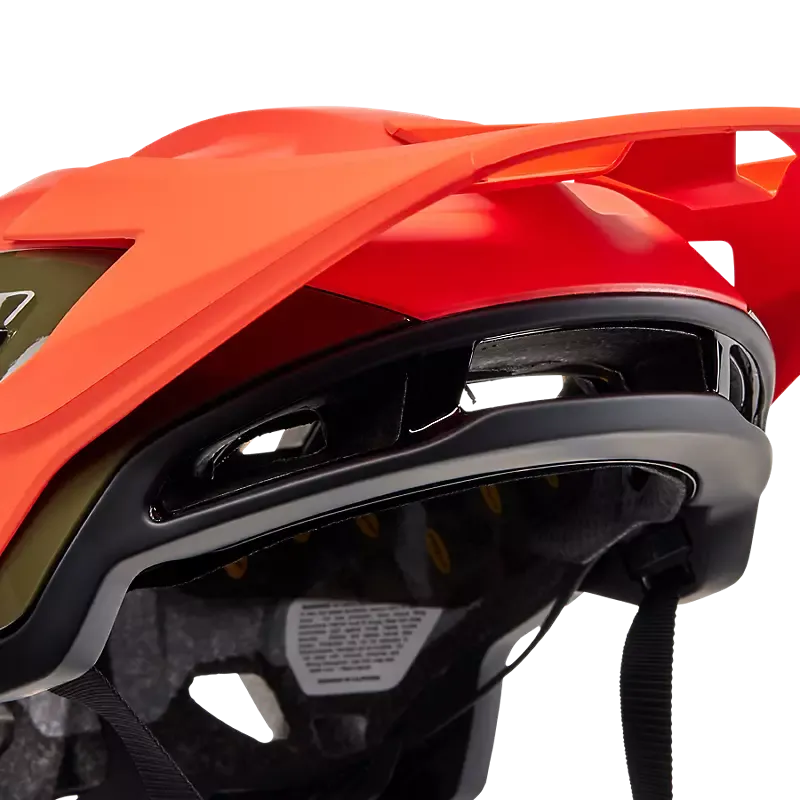 Fox Racing Speedframe Pro MTB Helmet - Blocked -  Orange Flame