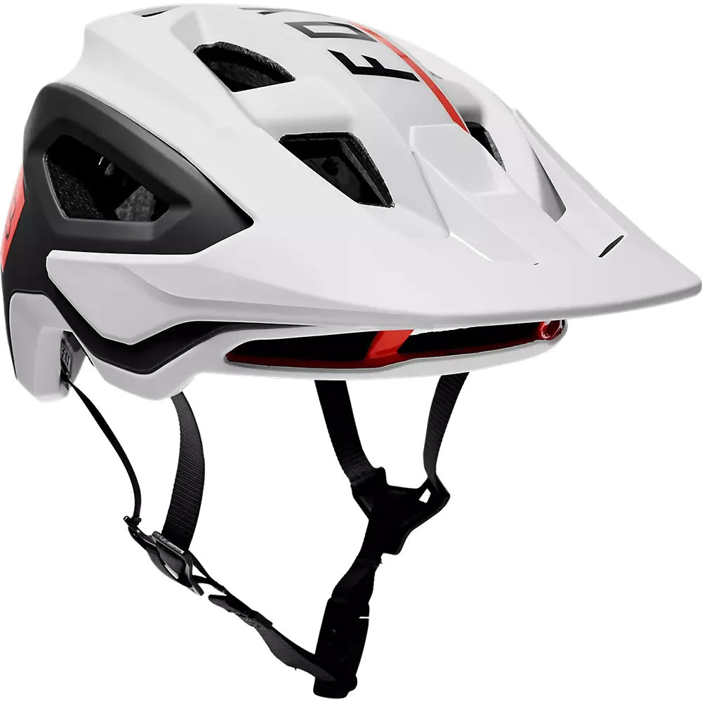 Fox Racing Speedframe Pro MTB Helmet - Blocked - White-Black