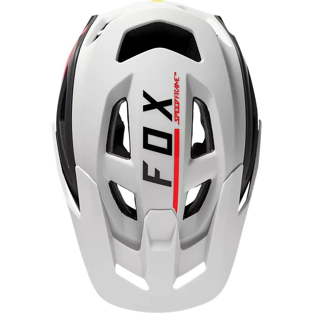 Fox Racing Speedframe Pro MTB Helmet - Blocked - White-Black