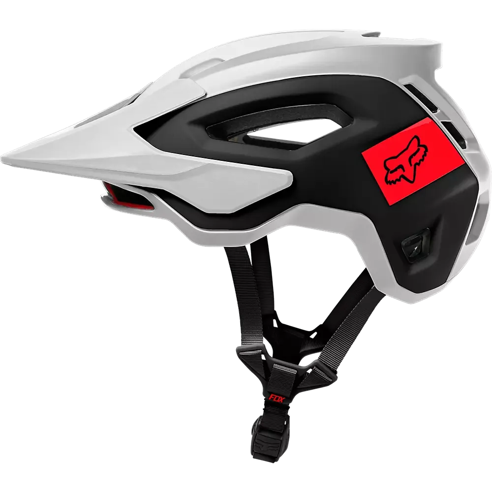 Fox Racing Speedframe Pro MTB Helmet - Blocked - White-Black