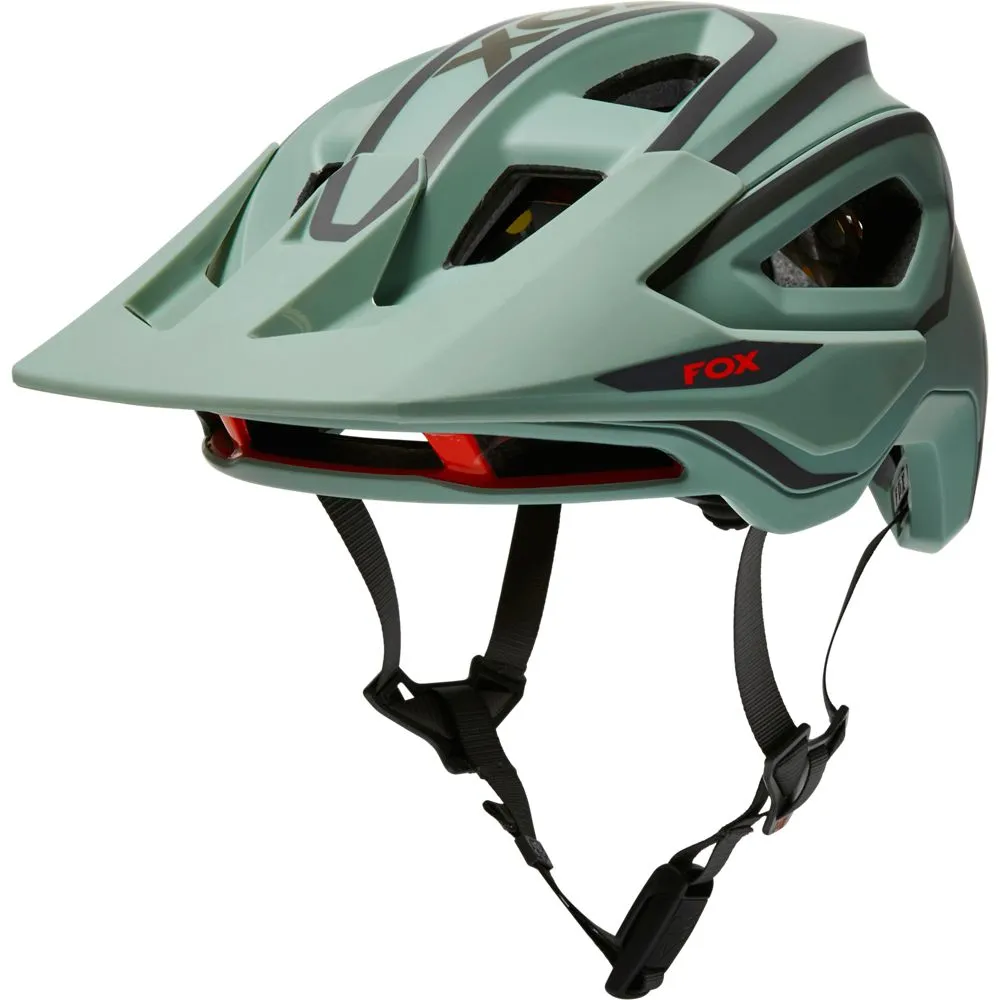 Fox Racing Speedframe Pro MTB Helmet - Divide - Eucalyptus