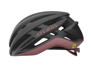 Giro Agilis MIPS Road Helmet - Matt Metallic Coal-Dusty Rose