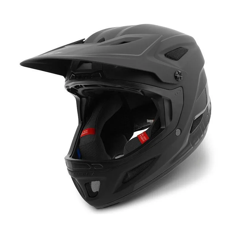 Giro Disciple MIPS Full Face Helmet - Matt Black-Gloss Black