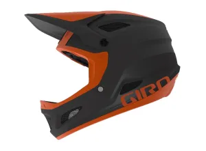 Giro Disciple MIPS Full Face Helmet - Matt Warm Black-Deep Orange - 2019