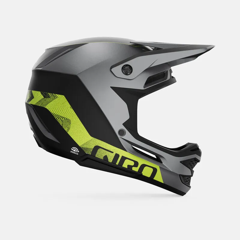 Giro Insurgent Spherical Full Face Helmet - Matt Black-Ano Lime