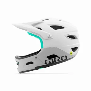 Giro Switchblade MIPS Full Face Helmet - Matt White-Gray