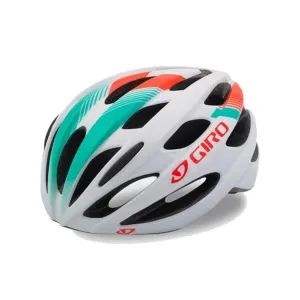 Giro Trinity MTB Helmet - Matt White-Turquoise-Vermillion