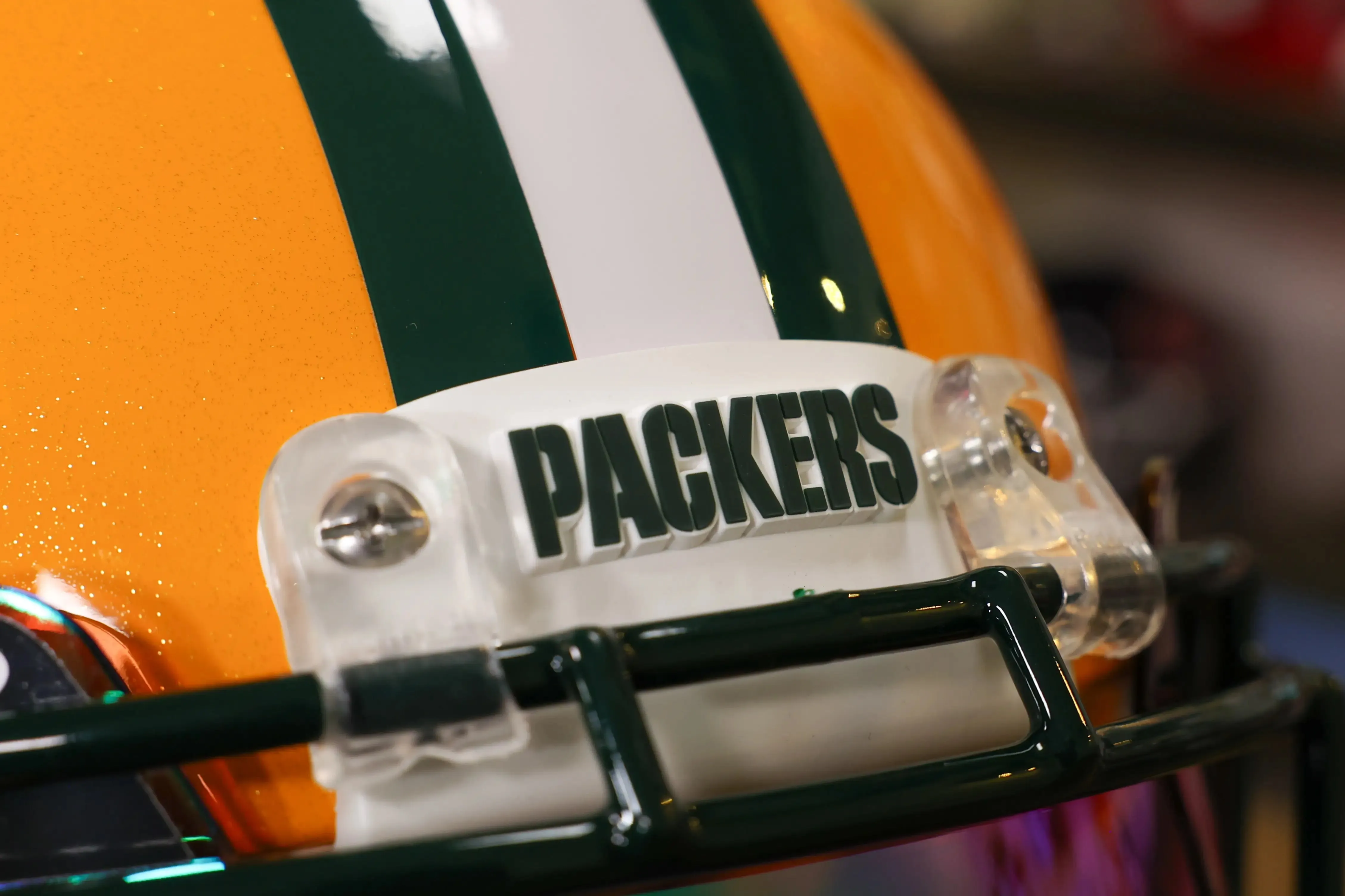Green Bay Packers Riddell Speed Authentic Helmet - GG Edition
