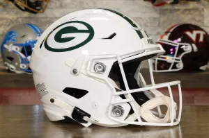 Green Bay Packers Riddell SpeedFlex Helmet - Winter Warning Alternate - OPEN BOX