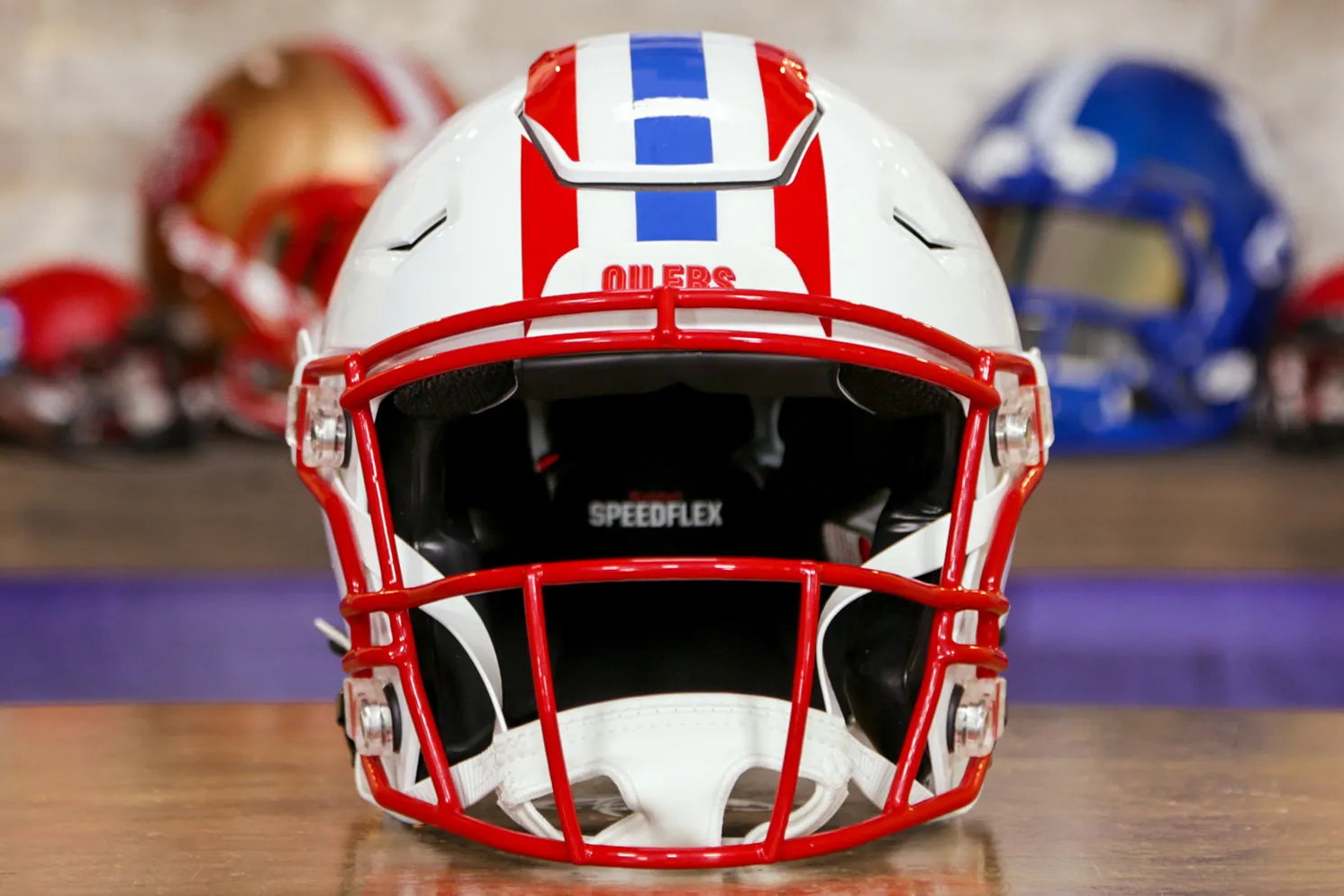 Houston Oilers Riddell SpeedFlex Helmet - 1981-1998 Throwback