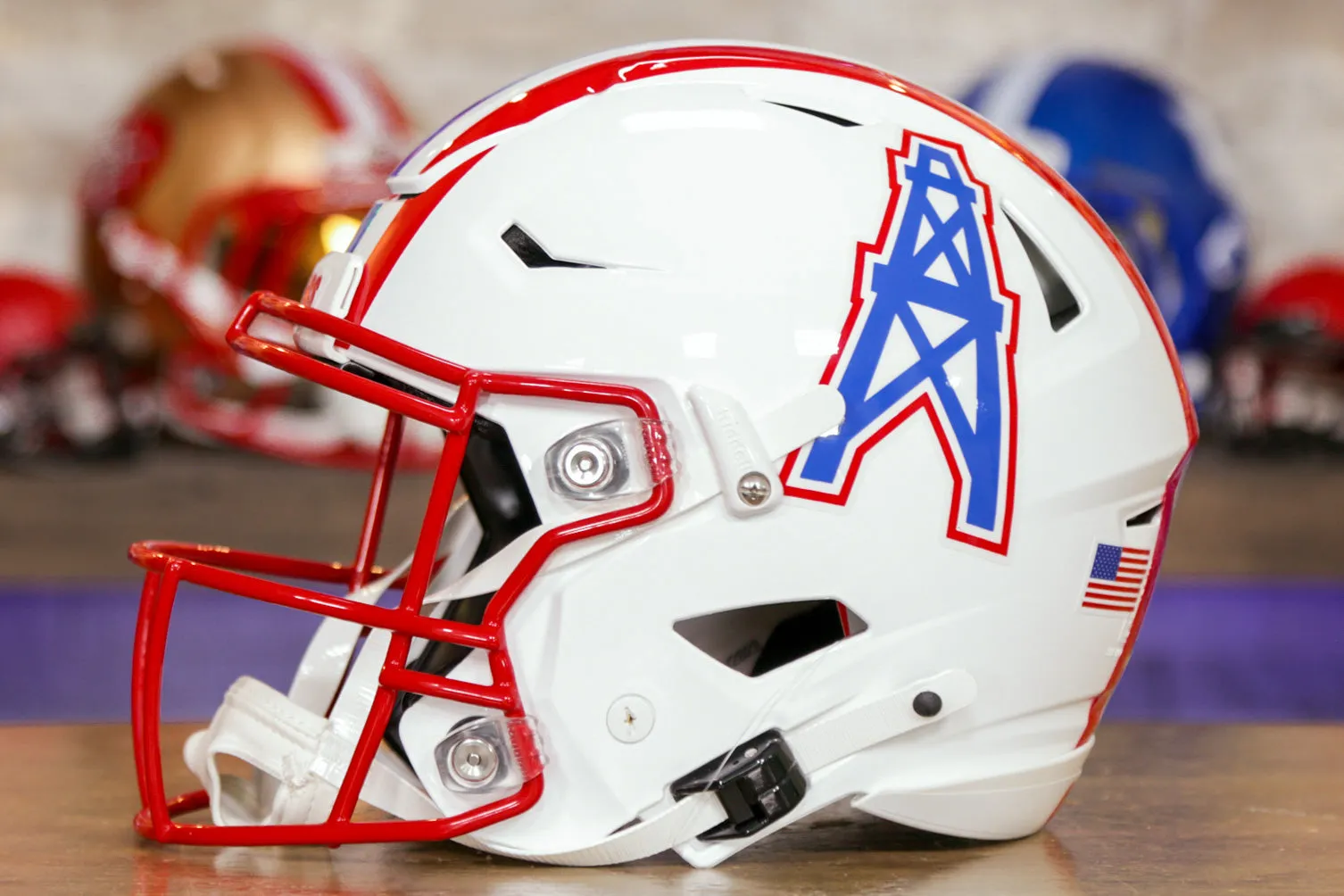 Houston Oilers Riddell SpeedFlex Helmet - 1981-1998 Throwback