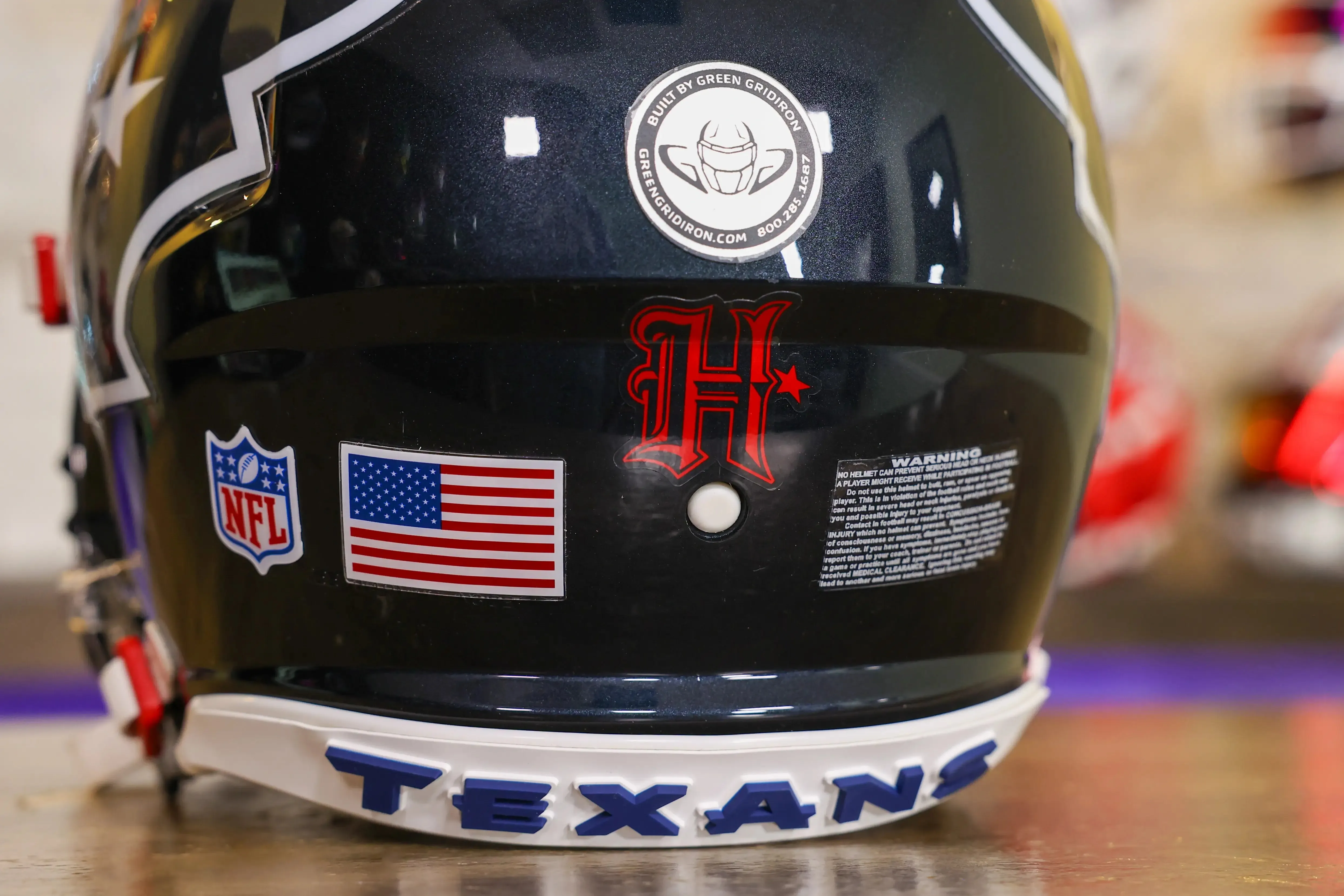 Houston Texans Riddell Speed Authentic Helmet - GG Edition