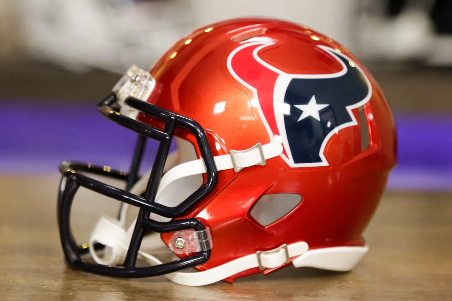 Houston Texans Riddell Speed Mini Helmet - Alternate