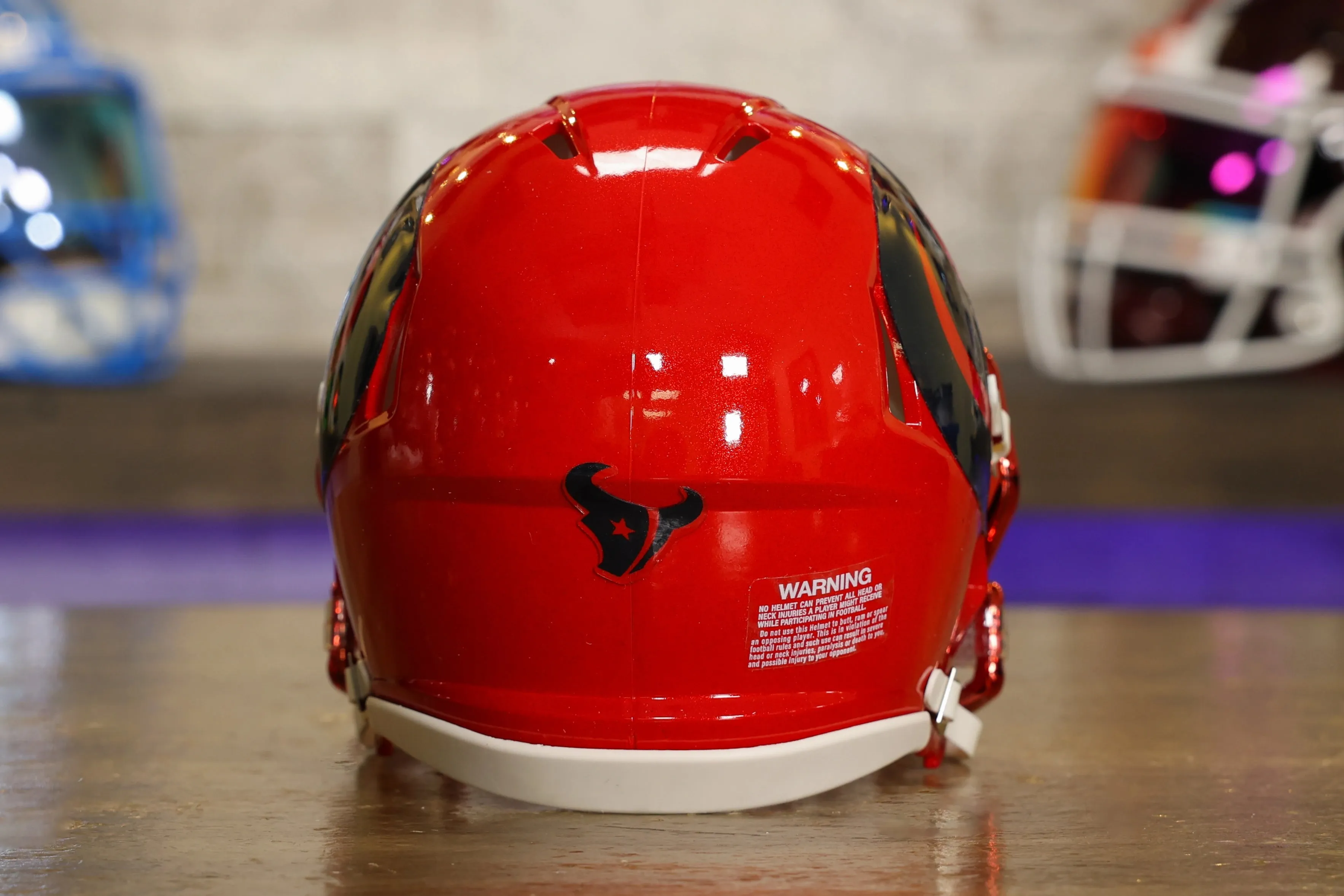 Houston Texans Riddell Speed Mini Helmet - Battle Red Alternate