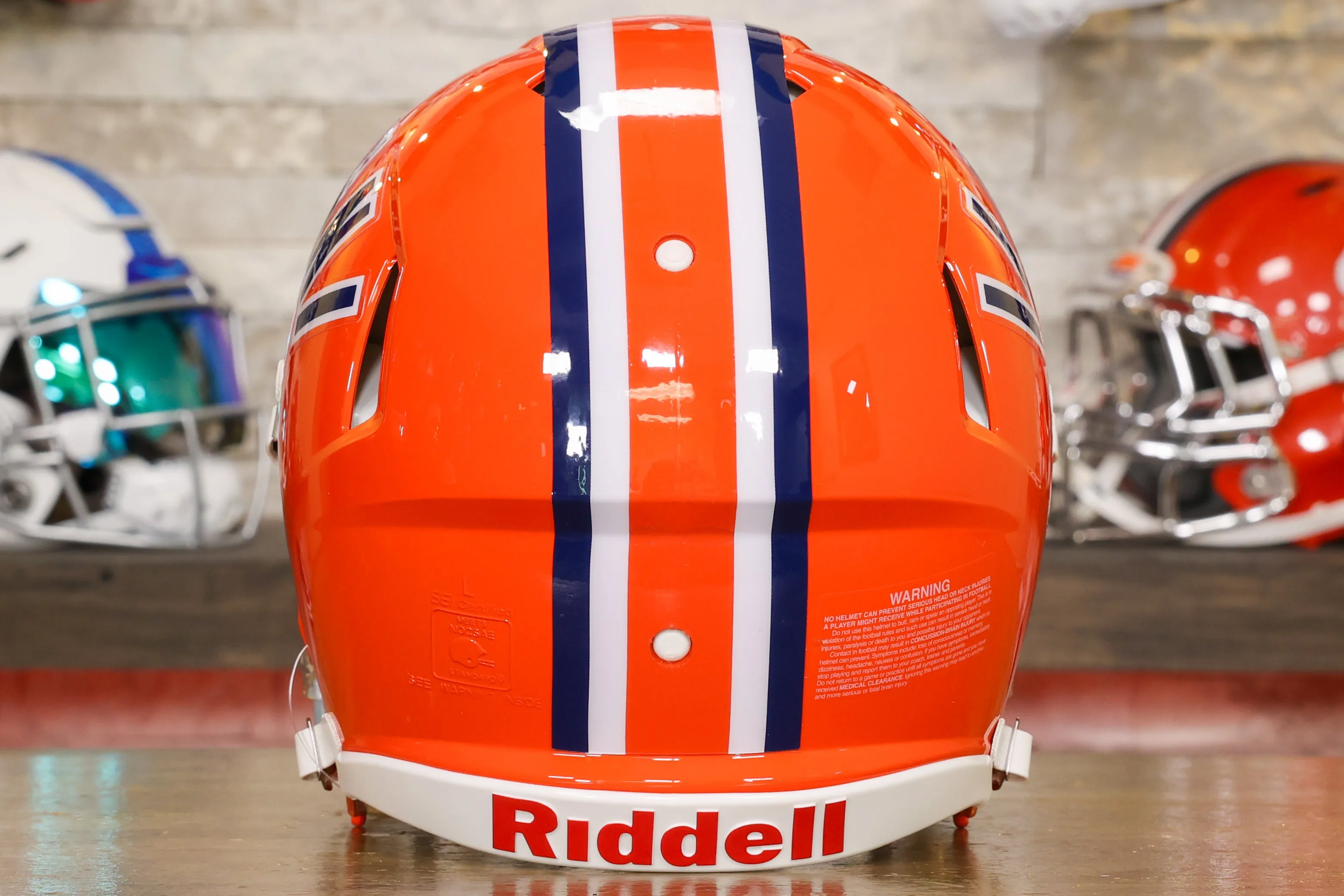 Illinois Fighting Illini Riddell Speed Authentic Helmet - Throwback 1971 - 1987