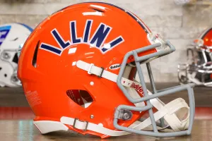 Illinois Fighting Illini Riddell Speed Authentic Helmet - Throwback 1971 - 1987