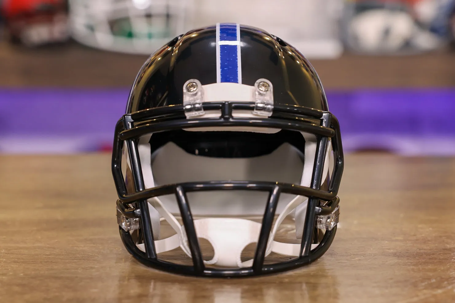 Indianapolis Colts Riddell Speed Mini Helmet - Black Alternate