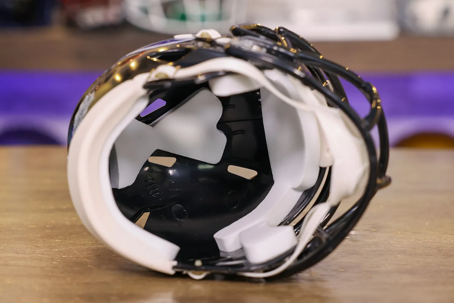 Indianapolis Colts Riddell Speed Mini Helmet - Black Alternate