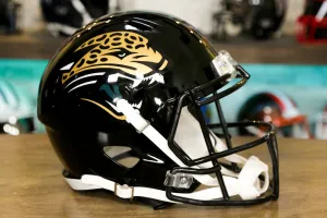 Jacksonville Jaguars Riddell Speed Display Helmet - 1995-2012 Throwback