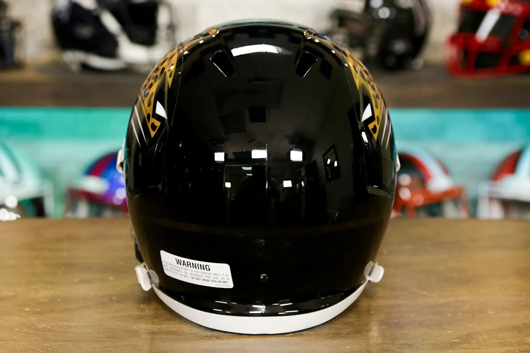 Jacksonville Jaguars Riddell Speed Display Helmet - 1995-2012 Throwback