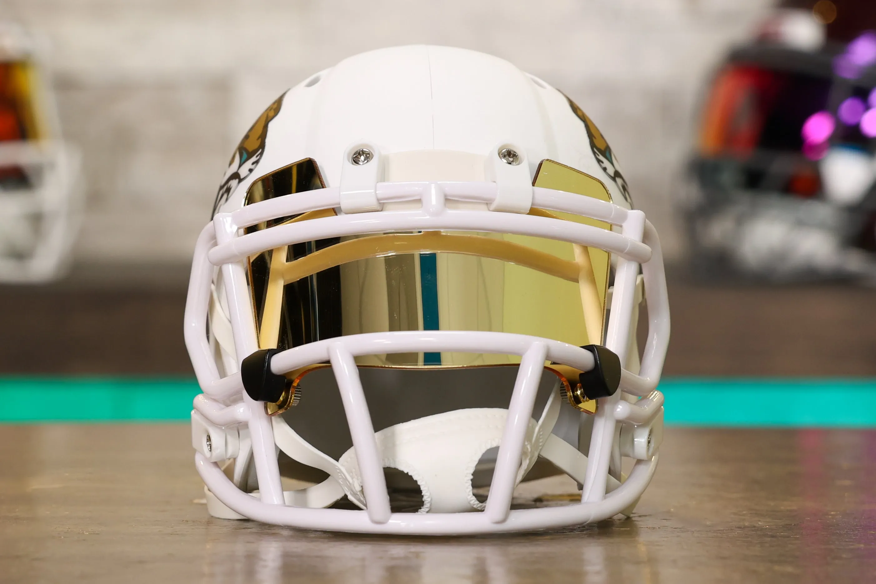 Jacksonville Jaguars Riddell Speed Mini Helmet - GG Edition