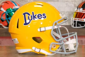 James Madison Dukes Riddell Speed Display Helmet- Dukes