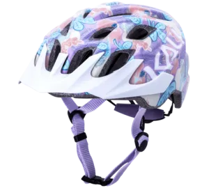 Kali Protectives Chakra MTB Helmet - Youth - Flora Gloss Purple