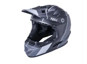 Kali Zoka Full Face Helmet - Stripe Matt Black-Gray