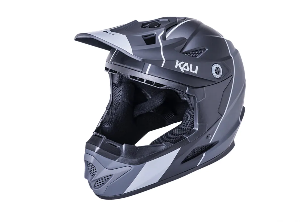 Kali Zoka Full Face Helmet - Stripe Matt Black-Gray
