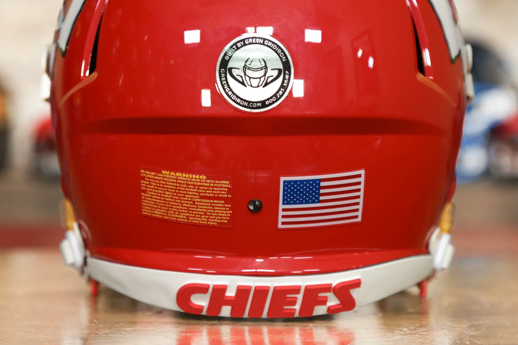 Kansas City Chiefs Riddell Speed Display Helmet - GG Edition 00290