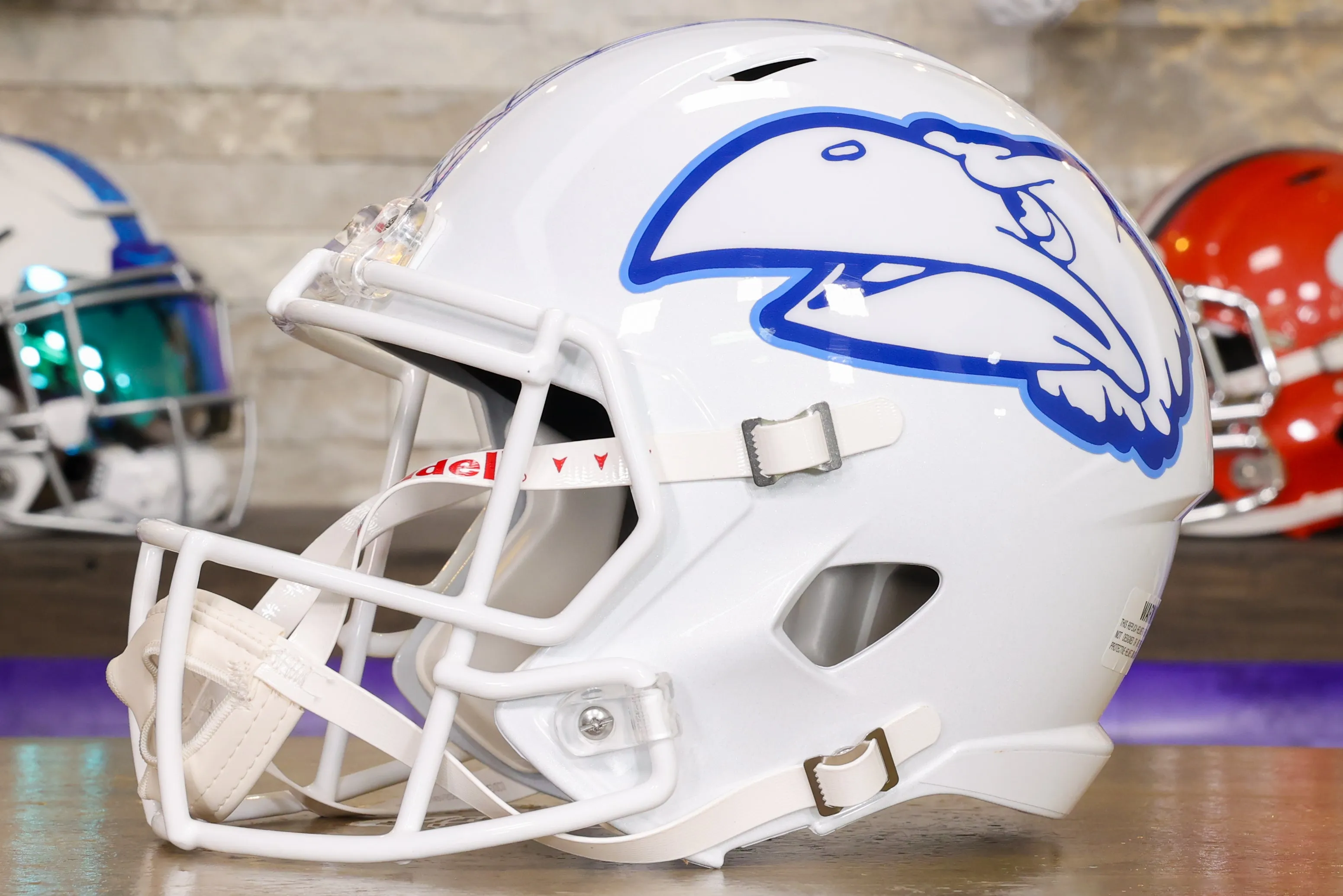Kansas Jayhawks - Riddell Speed Display Helmet - White