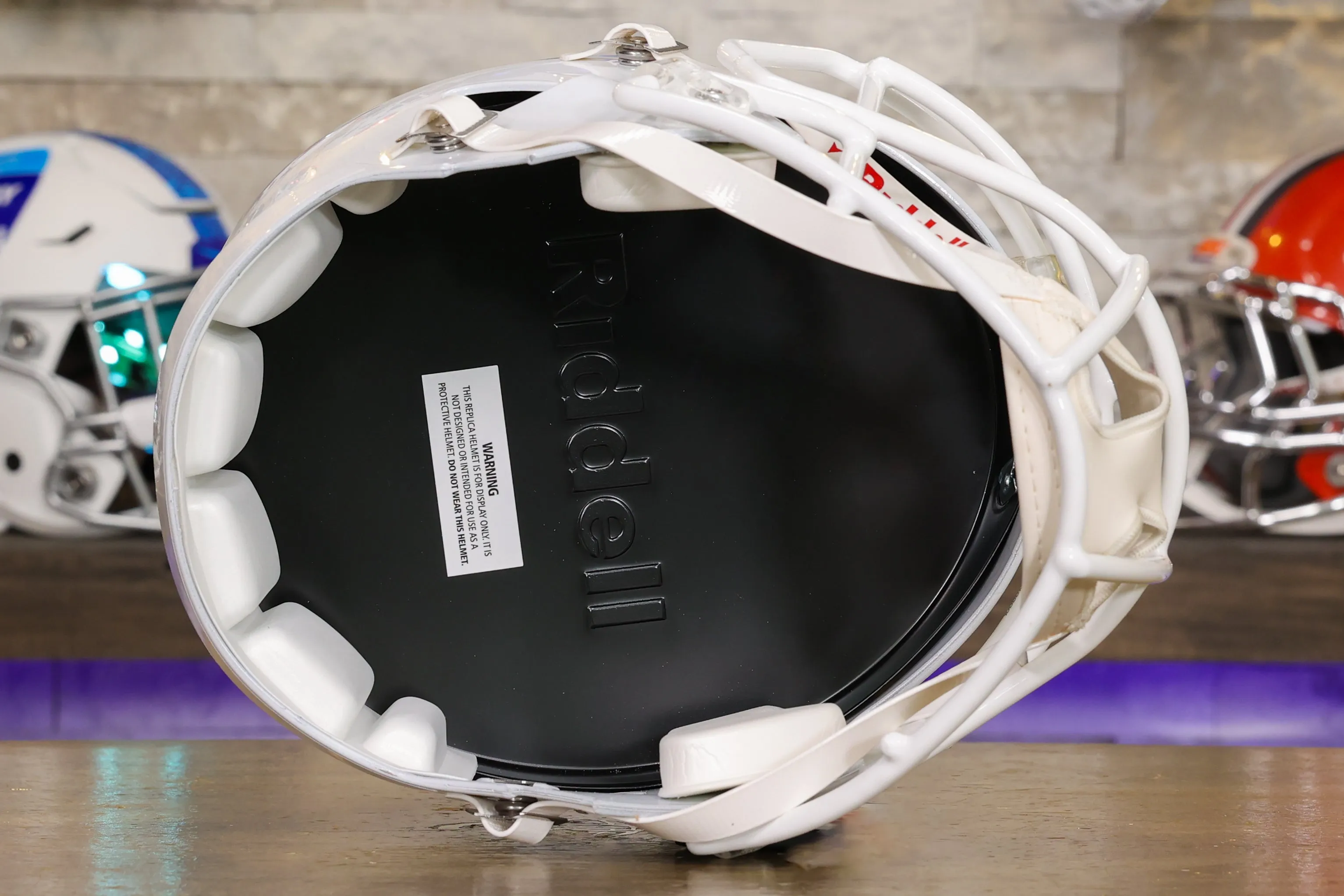 Kansas Jayhawks - Riddell Speed Display Helmet - White