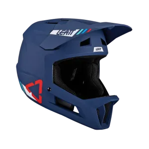 Leatt MTB Gravity 1.0 Full Face Helmet - Blue - 2024
