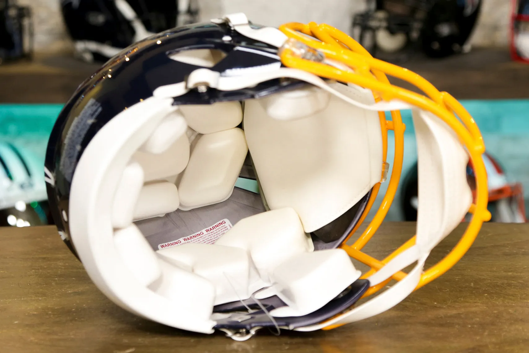 Los Angeles Chargers Riddell Speed Authentic Helmet - 1974-1987 Throwback