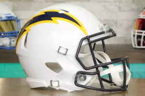 Los Angeles Chargers Riddell Speed Authentic Helmet - Navy Color Rush Alternate