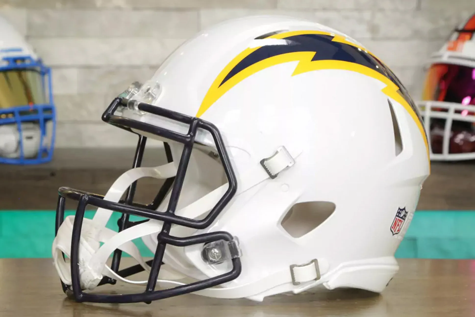 Los Angeles Chargers Riddell Speed Authentic Helmet - Navy Color Rush Alternate