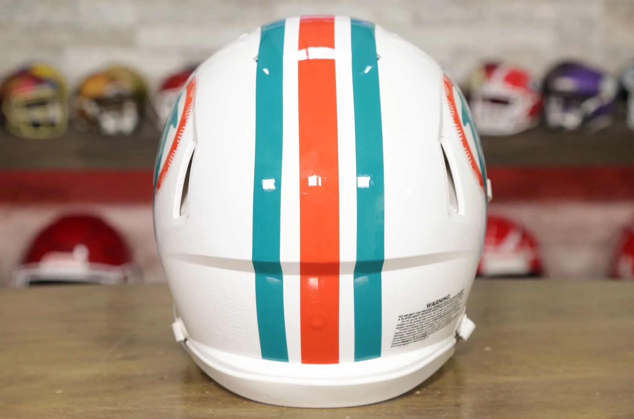 Miami Dolphins Riddell Speed Authentic Helmet - 1980-1996 Throwback